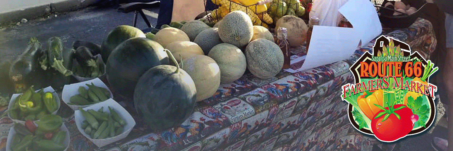 Visit the Sapulpa Main Street's Route 66 Farmer's Market!
